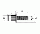 ESPARRAGO REMACHABLE ACERO BRALO